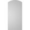 Ekena Millwork Arch Top Surface Mount PVC Gable Vent: Functional, w/ 2"W x 1-1/2"P Brickmould Frame, 18"W x 38"H GVPAR18X3802SF - alternate 2